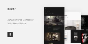 Rubenz – Creative Portfolio AJAX WordPress Theme 2.6.0破解版主题