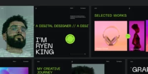 Ryen King Personal CV/Resume WordPress Theme 1.0.0破解版主题