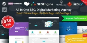 SEO Engine Digital Marketing Agency WordPress Theme 2.0.0破解版主题