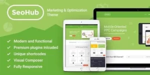 SEOHub A Colorful SEO Marketing Agency WordPress Theme 1.7破解版主题