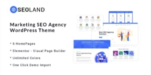 SEOLand Digital Marketing SEO Agency WordPress Theme 1.5.0破解版主题