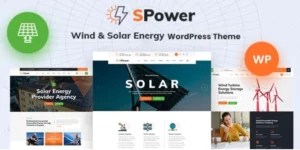SPower Wind Solar Energy WordPress Theme 1.0破解版主题