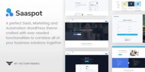 SaaSpot SaaS Marketing Automation WordPress Theme 1.9.0破解版主题