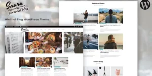 Saara Minimal Blog WordPress Theme 2.5破解版主题
