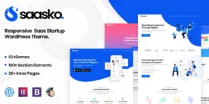 Saasko Saas Startup WordPress Theme 1.5破解版主题
