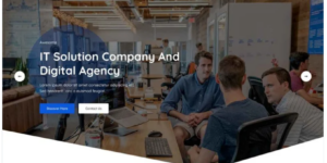 Sabah IT Solution Landing Page WordPress Theme {version}破解版主题