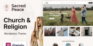 Sacred Peace Religion and Church WordPress Theme 1.0破解版主题