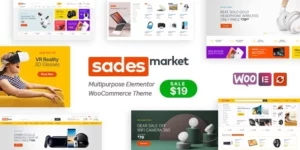 SadesMarket Multipurpose WordPress Theme 1.0.1破解版主题