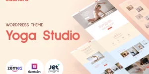 Sadhara Yoga Studio WordPress Theme 1.0.1破解版主题