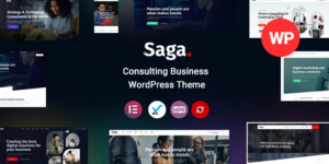 Saga Business Consulting WordPress Theme 2.3破解版主题