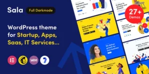 Sala Startup SaaS WordPress Theme 1.1.0破解版主题