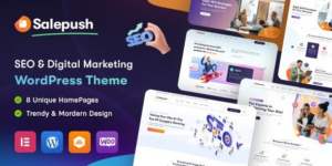 Salepush SEO Digital Marketing WordPress Theme 1.0.0破解版主题