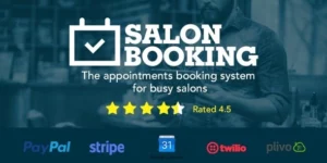 Salon Booking WordPress Plugin 10.9破解版插件