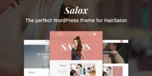 Salox | Hair Salon WordPress Theme 1.1.2破解版主题