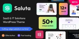 Saluta SaaS IT Solutions WordPress Theme 1.05破解版主题