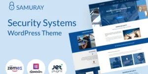 Samuray Elementor-based security WordPress Theme 1.0.0破解版主题