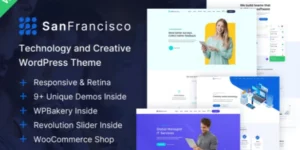San Francisco Creative WordPress Theme 1.12破解版主题