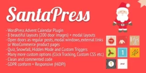SantaPress WordPress Advent Calendar Plugin Quiz 1.6.4破解版插件