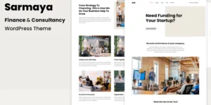 Sarmaya – Finance Consultancy WordPress Theme 1.0.4破解版主题
