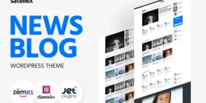 Satellex News Blog Multipurpose Classic WordPress Theme 1.0.1破解版主题