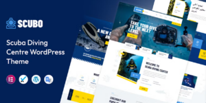 Scubo Scuba Diving Centre WordPress Theme 1.0破解版主题