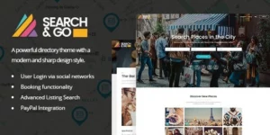 Search Go: Modern Smart Directory Theme 2.5破解版主题