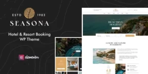 Seasona Hotel Resort Booking WordPress Theme 1.1.4破解版主题