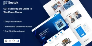 Sectok CCTV Security and Online TV WordPress Theme 1.0.0破解版主题