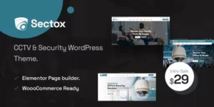 Sectox CCTV Security WordPress Theme 1.0.4破解版主题