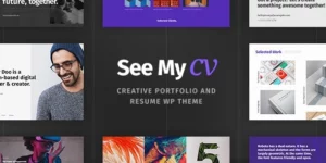 See My CV Resume vCard WordPress Theme 1.0.6破解版主题