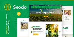 Seodo | Agriculture Farming Foundation WordPress Theme 1.0.1破解版主题