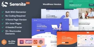 Serenite Startup SaaS WordPress Theme 1.0.1破解版主题