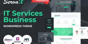 ServaX IT Services Business WordPress Theme 1.0.1破解版主题