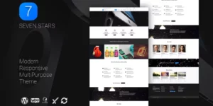 Seven Stars Modern Responsive MultiPurpose Theme 1.4.4破解版主题