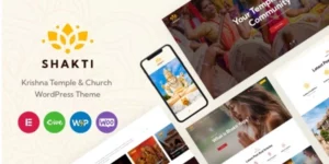 Shakti Krishna Temple Church WordPress Theme 1.1.0破解版主题
