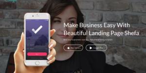 Shefa One Page App WordPress Theme 1.5破解版主题