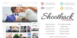 Shootback Retina Photography WordPress Theme | Photography 1.1.5破解版主题