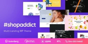 Shopaddict WordPress Landing Pages To Sell Anything 1.0.7破解版主题