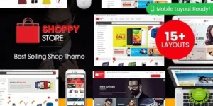 ShoppyStore Multipurpose Elementor WooCommerce WordPress Theme (15+ Homepages 3 Mobile Layouts) 3.7.12破解版主题