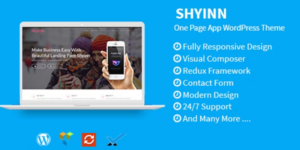 Shyinn One Page App WordPress Theme 1.4.0破解版主题