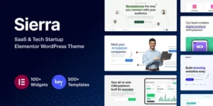 Sierra SaaS Tech Startup Elementor WordPress Theme 1.3破解版主题
