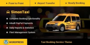 SimonTaxi Taxi Booking WordPress Theme 2.0.9破解版主题