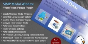 Simp Modal Window WordPress Plugin 1.7破解版插件