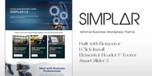 Simplar Award Winning Minimal Business WordPress Theme WordPress Theme 1.0.0破解版主题