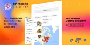 Simple Business Directory Pro 15.1.7破解版插件