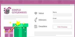 Simple Giveaways (Premium) Create Beautiful Giveaways and Grow Your Email List 2.42.1 2.42.1破解版插件