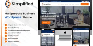 Simplified Multipurpose Business WordPress Theme 1.0.0破解版主题