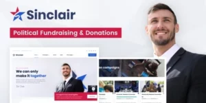 Sinclair Political Fundraising Donations WordPress Theme 1.0.9破解版主题
