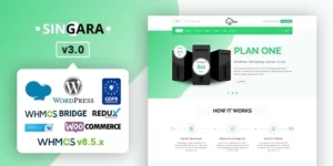 Singara Multipurpose Hosting with WHMCS WordPress Themes 3.0破解版主题