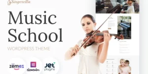 Singerella Music School WordPress Theme 1.0.0破解版主题